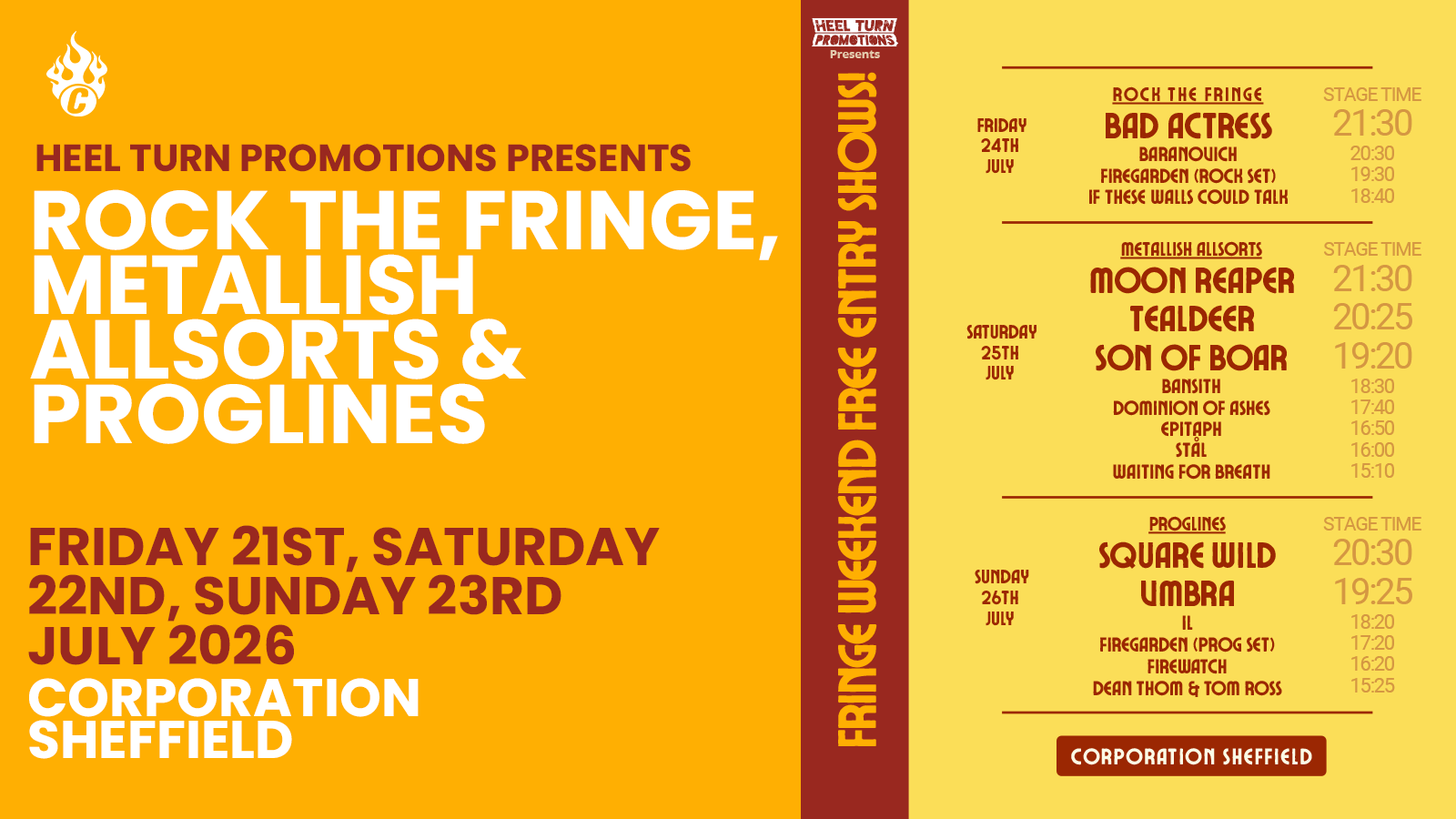 Rock the Fringe, Metallish Allsorts and Proglines