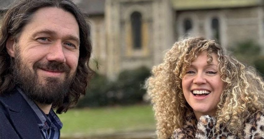 Adam Beattie and Fiona Bevan